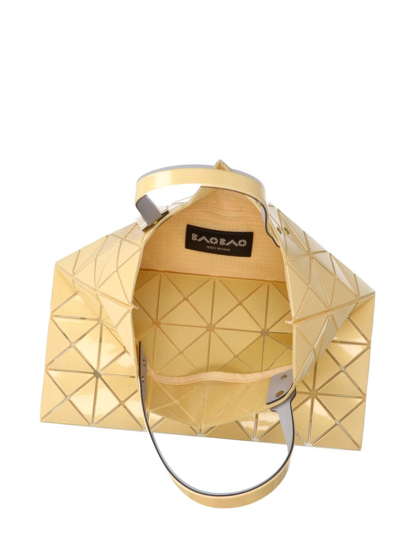 Bao Bao Issey Miyake Geometric Panel Tote Bag In Glossy Yellow Pvc