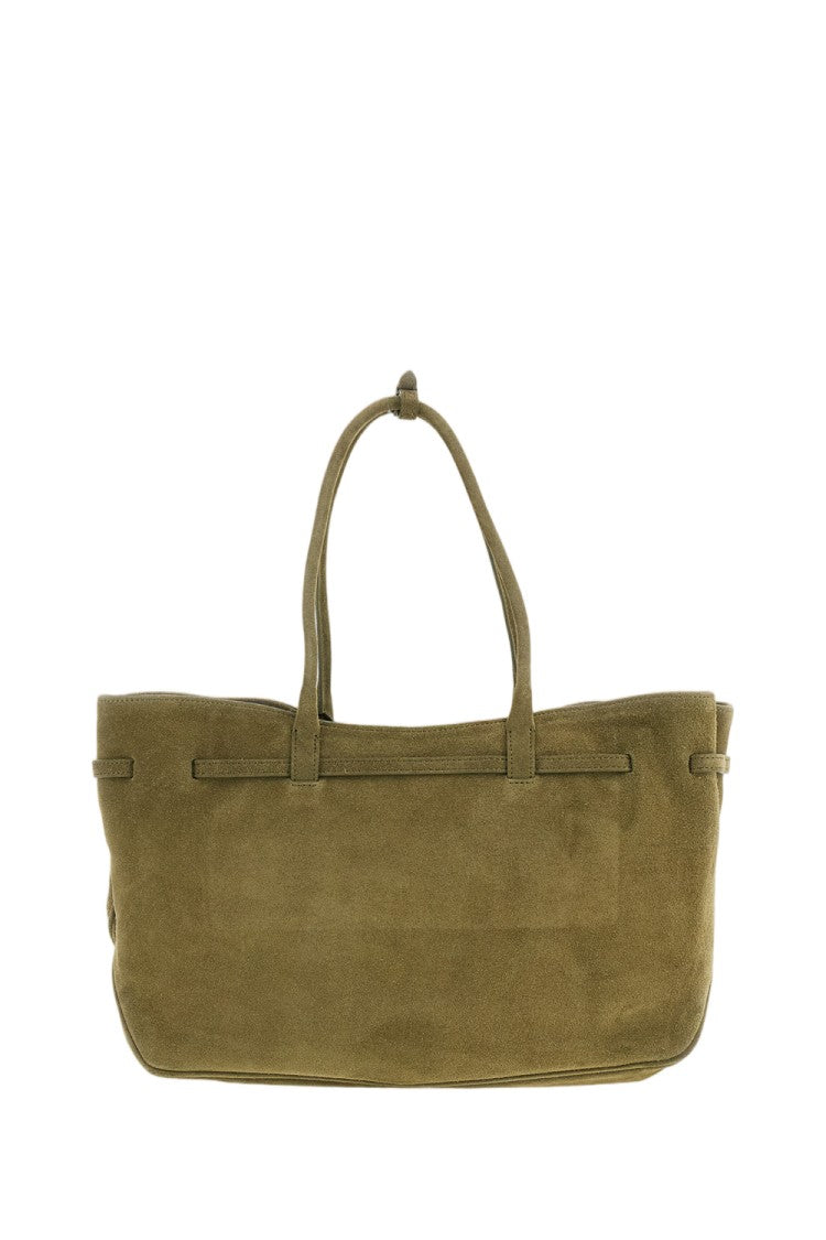 Margesherwood Green Grandma Used Large Suede Shoulder Bag
