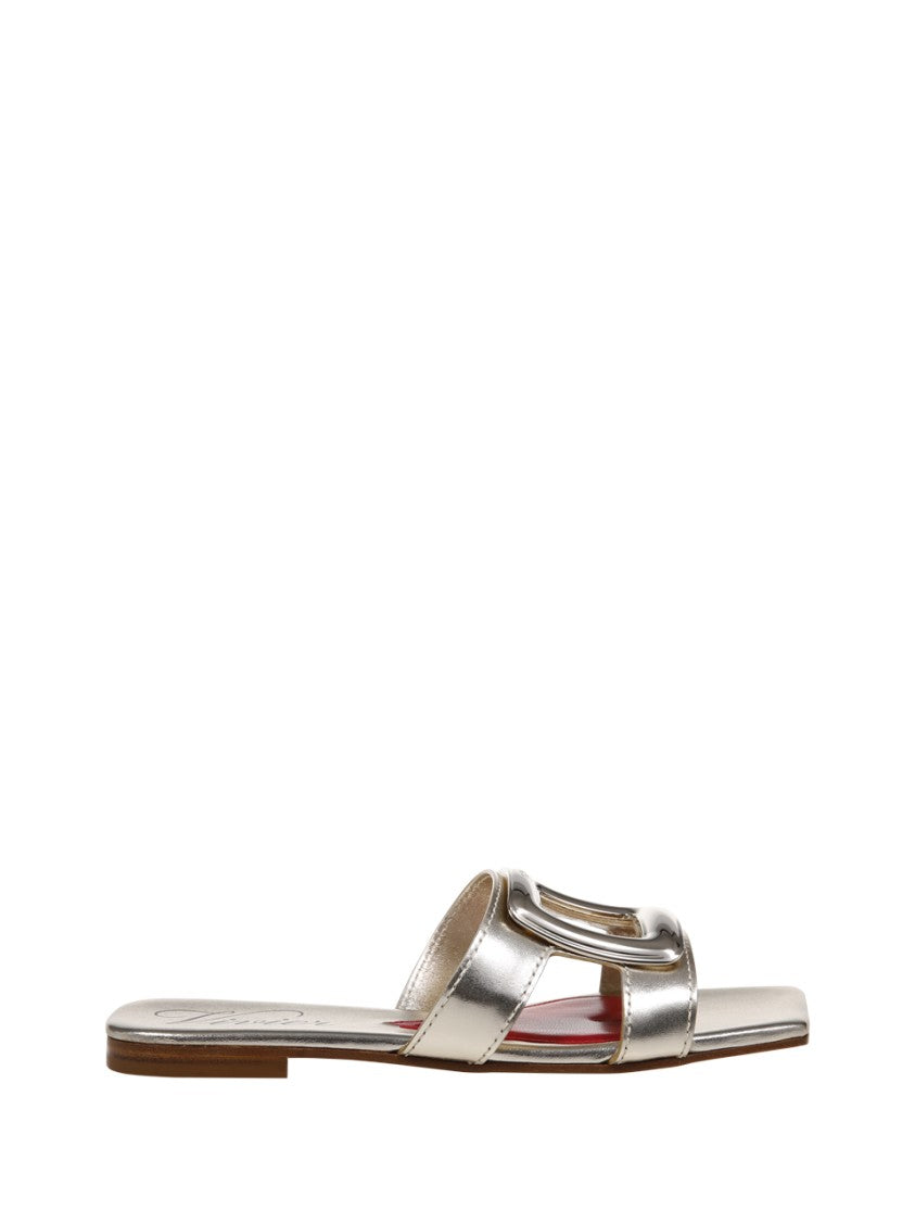Roger Vivier New Metal Buckle Mule