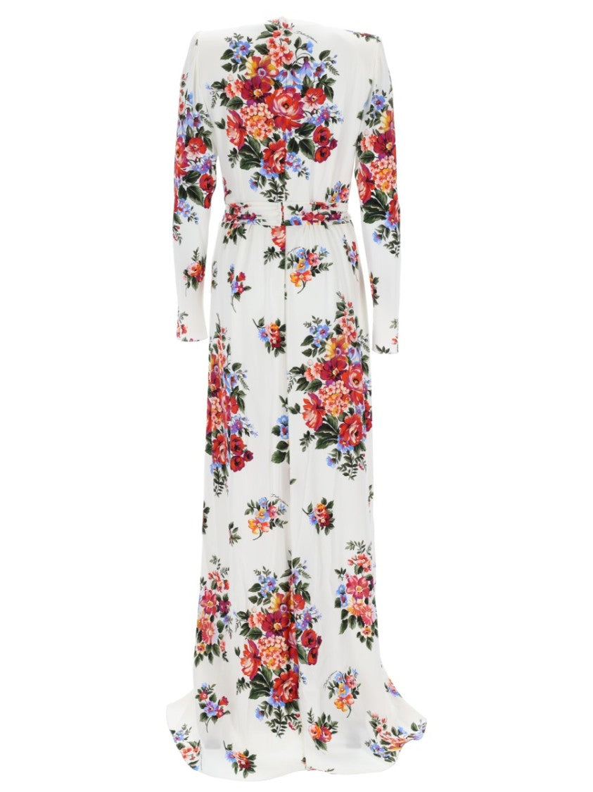 Dolce & Gabbana Floral Print Long Day Dress