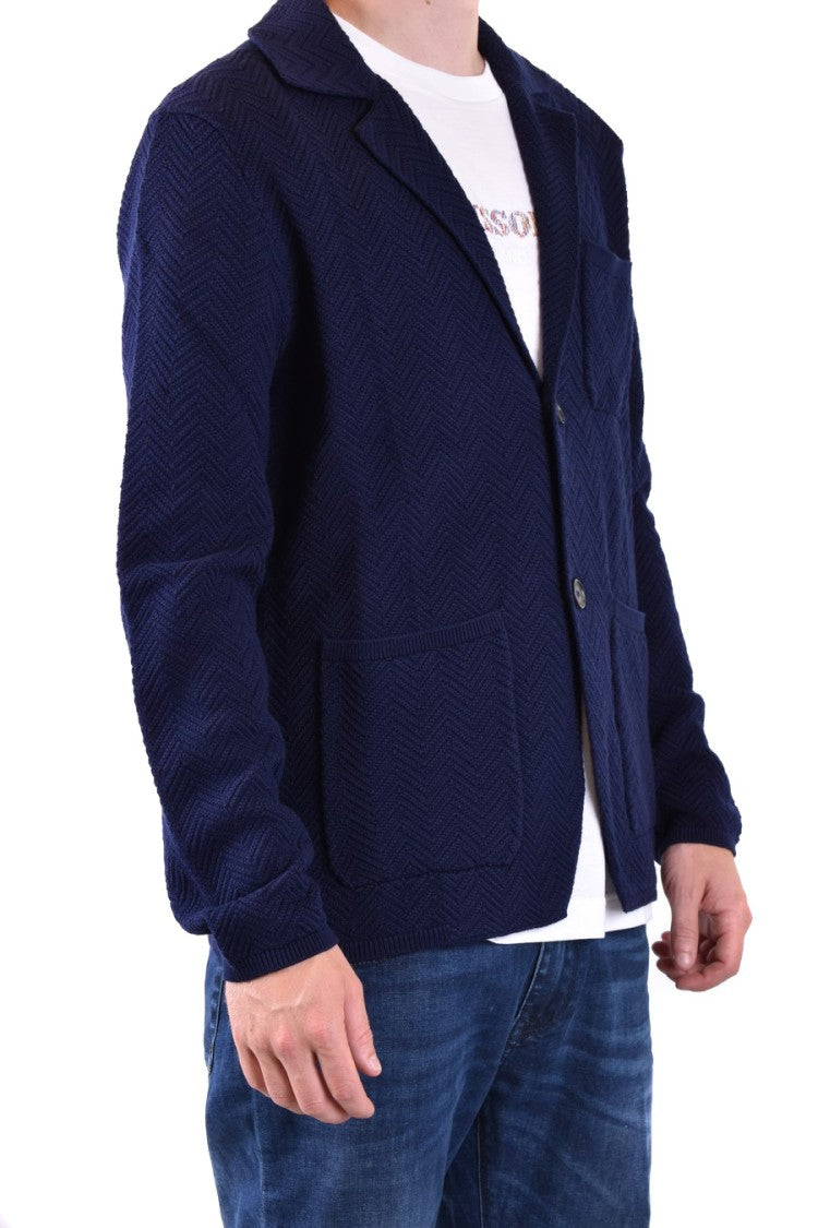 Missoni Blue Cotton Blazer