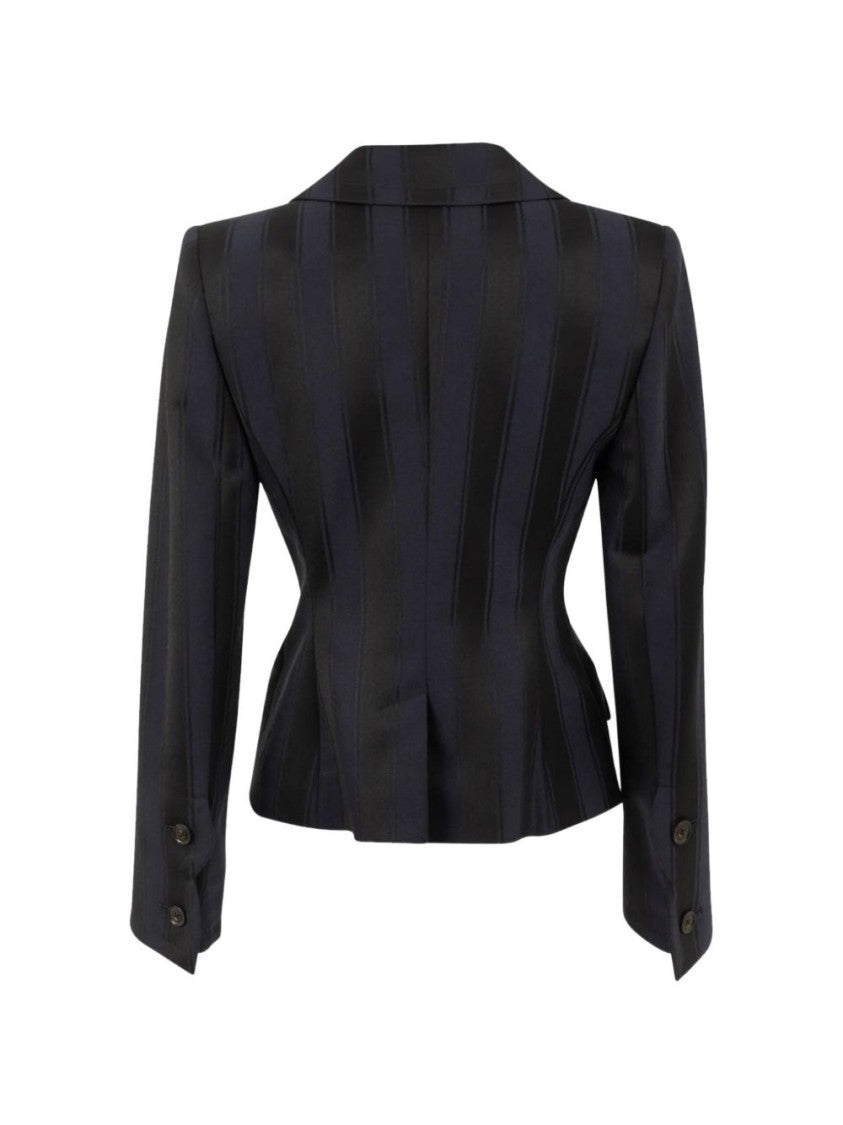 Vivienne Westwood Tailored Double-Breasted Jacket With Structured Shoulders And Notched Lapel