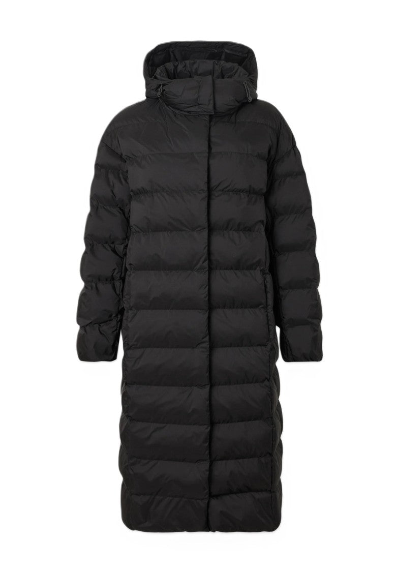 Max Mara Quilted Down Coat With High Collar