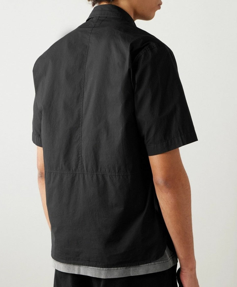 C.P. Company Short-Sleeved Shirt With Relaxed Fit And Utility Pockets