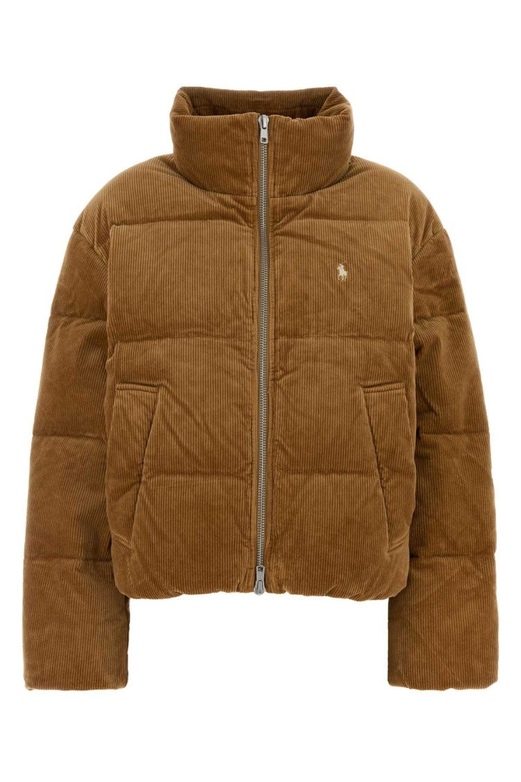 Polo Ralph Lauren Camel Stretch Corduroy Down Jacket