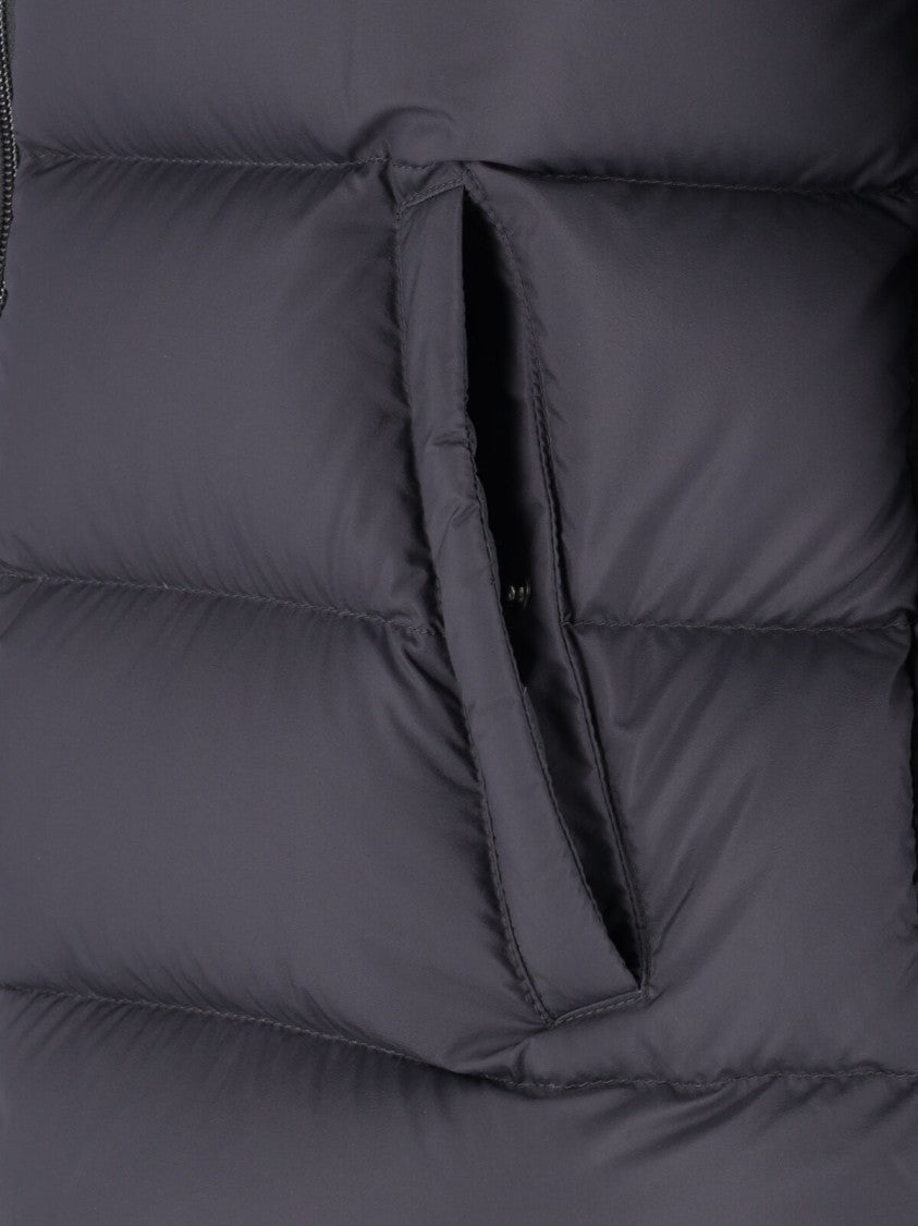 Herno Dark Grey Il Bomber Fabric Bomber Jacket