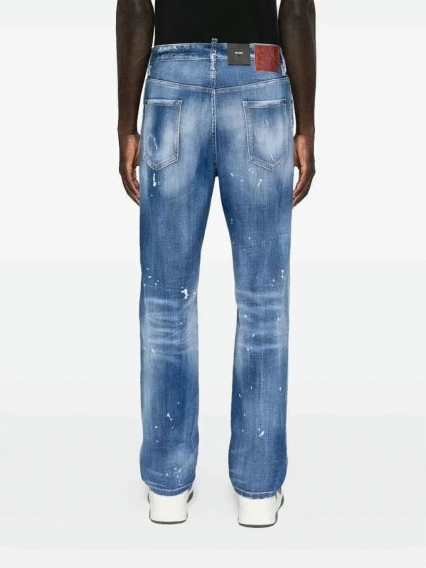 Dsquared2 Medium Blue Wash Denim Pants