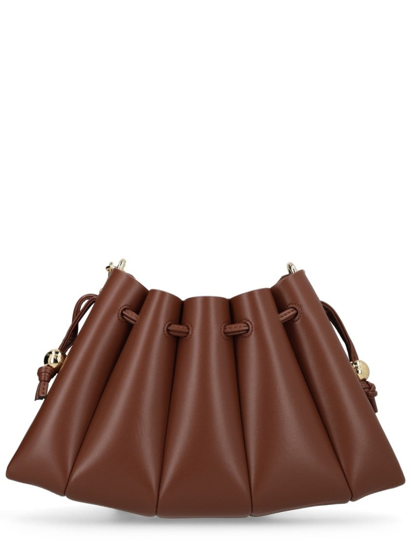 Themoirè Calipso Pleated Voluminous Folds Polyester-Blend Handbag