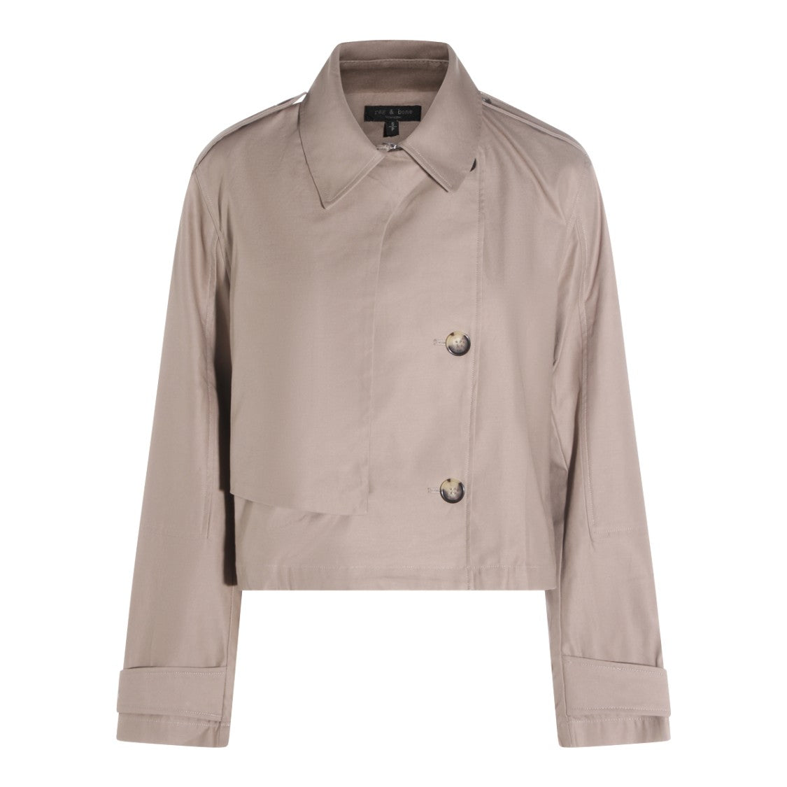 Rag & Bone Cropped Jacket With Asymmetrical Closure