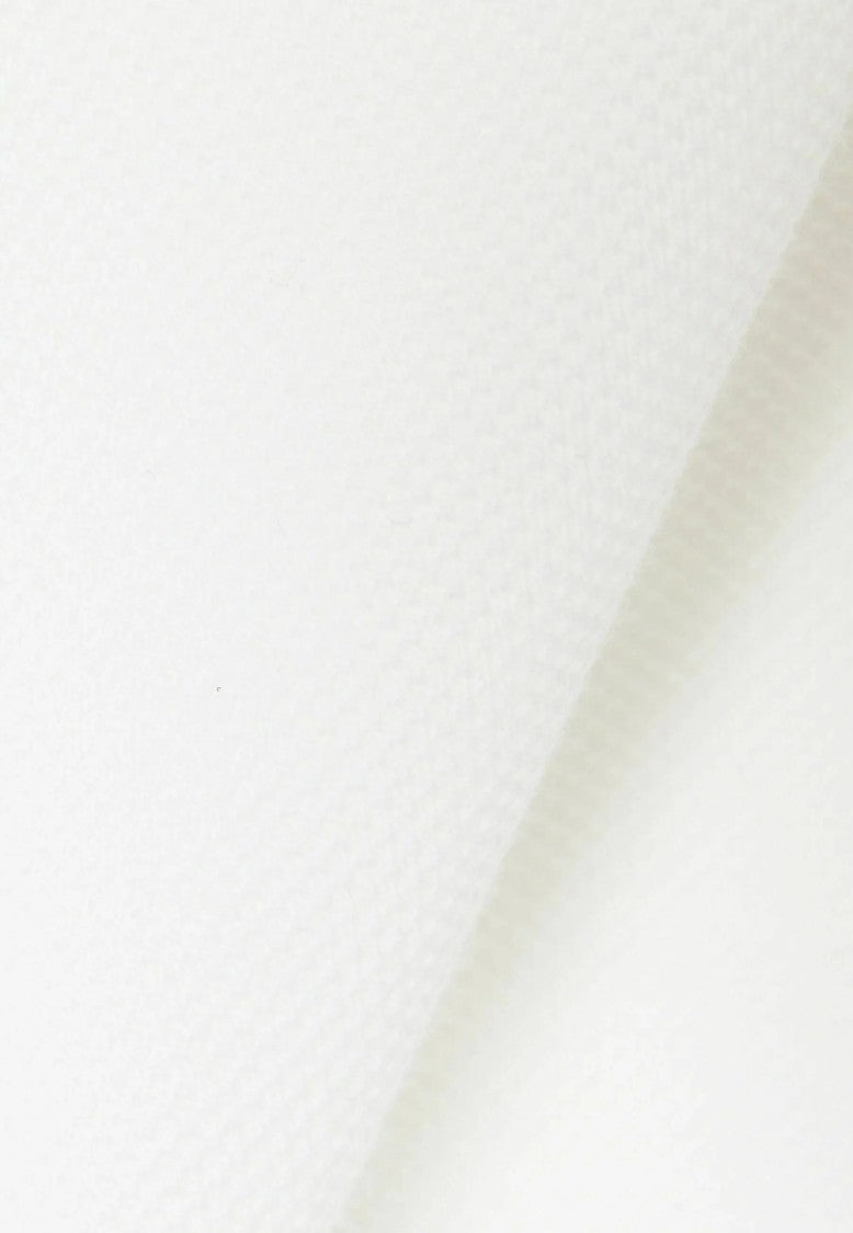 Lacoste White Classic Fit Emblem Structured Collar Polo Shirt