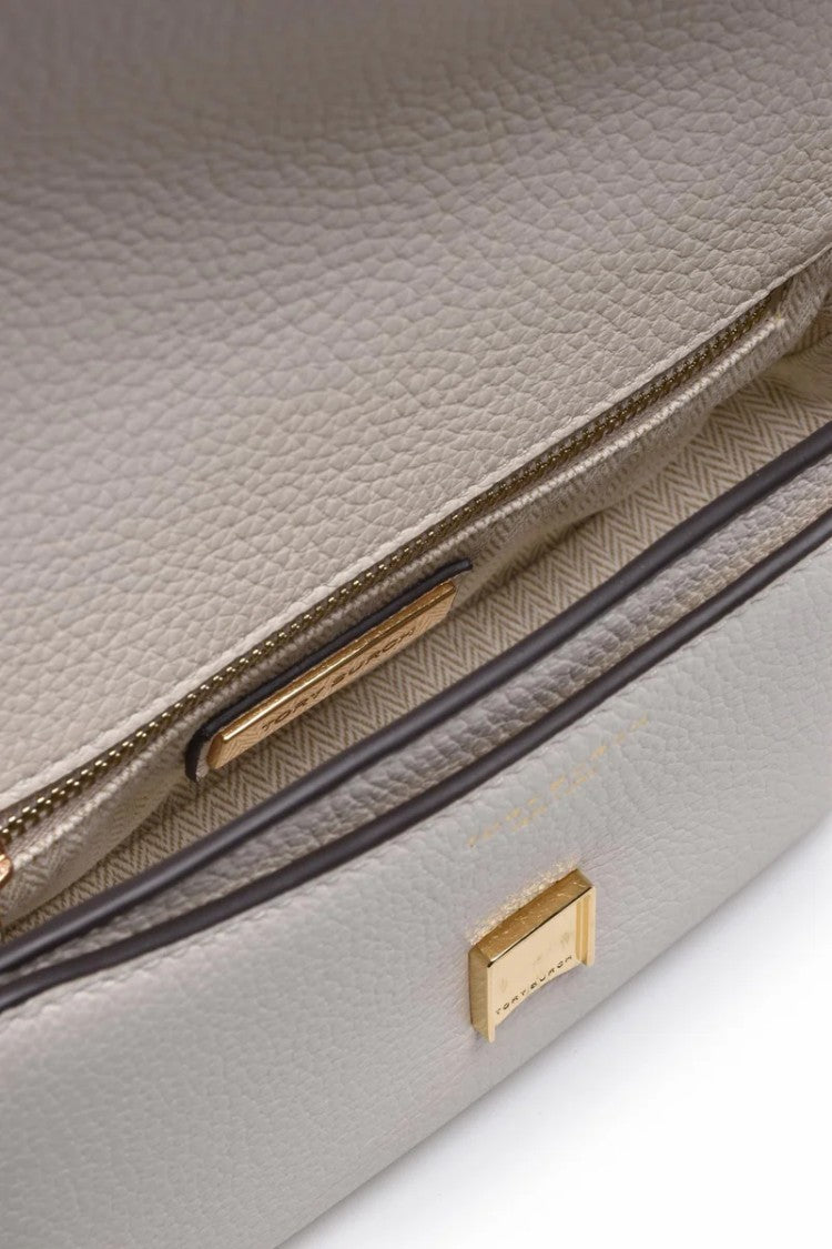 Tory Burch Britten Convertible Shoulder Bag - White