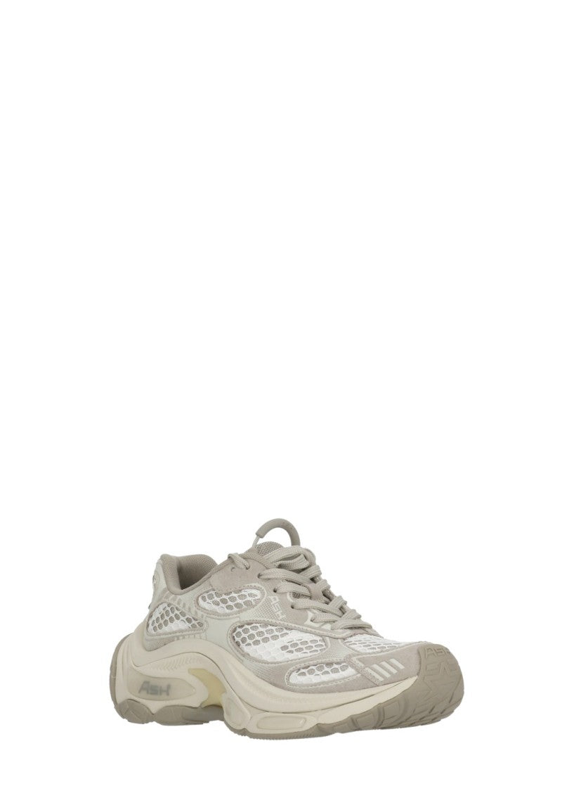 Ash Beige Dragon Suede Inserts Sneakers