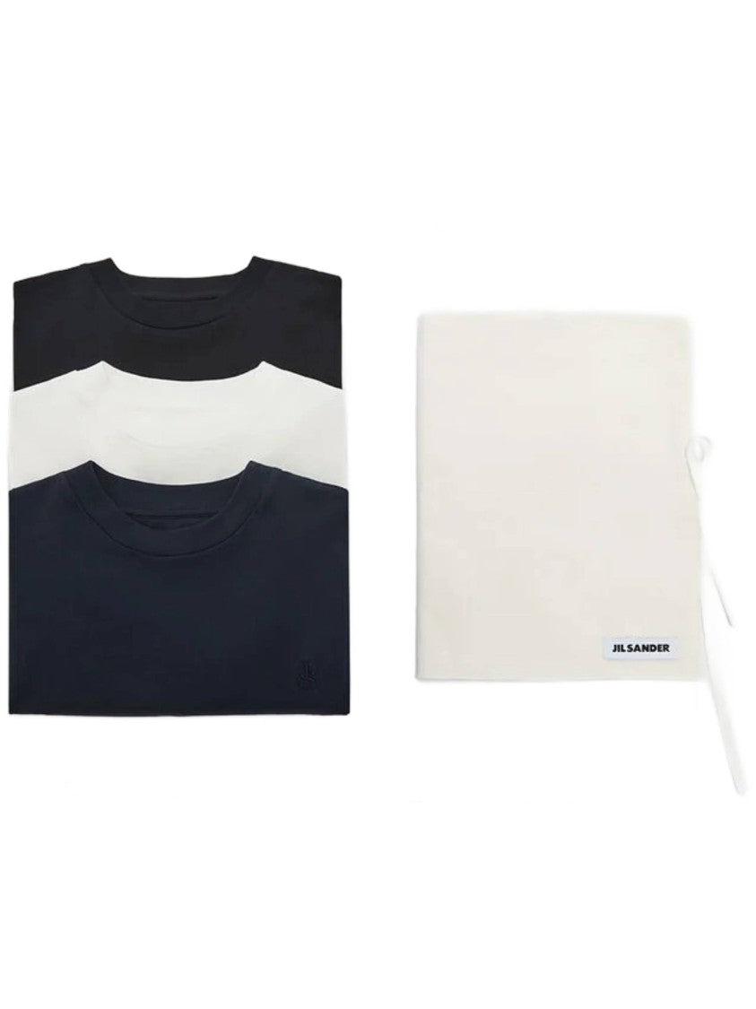 Jil Sander Neutral Tones T-Shirt Three Pack Set