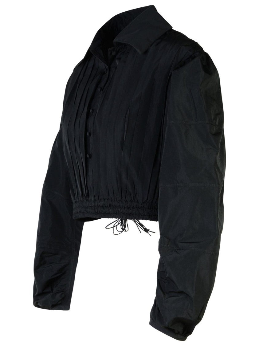 Jil Sander Black Polyester Blouse