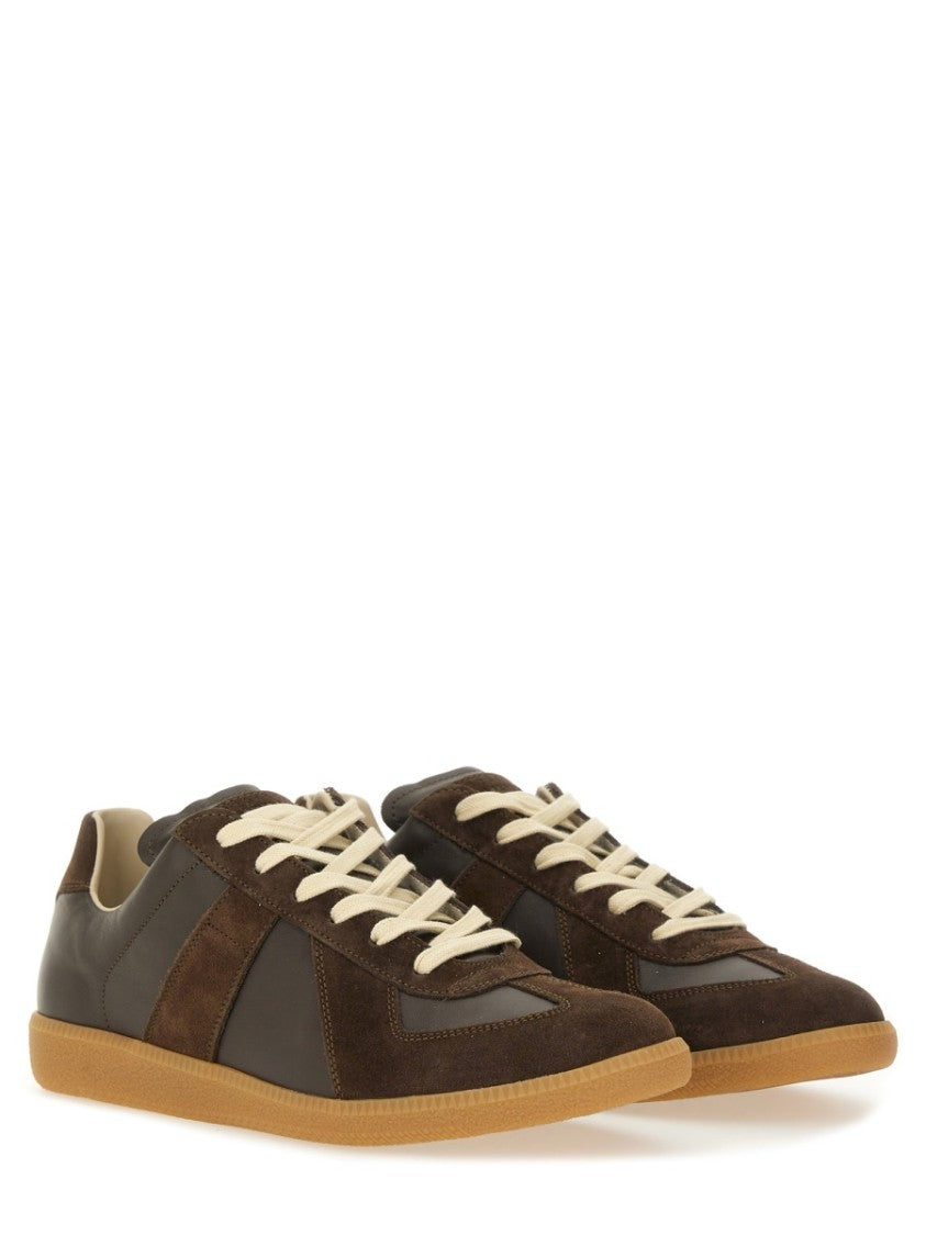 Maison Margiela Replica Low-Top Bovine Leather Sneakers