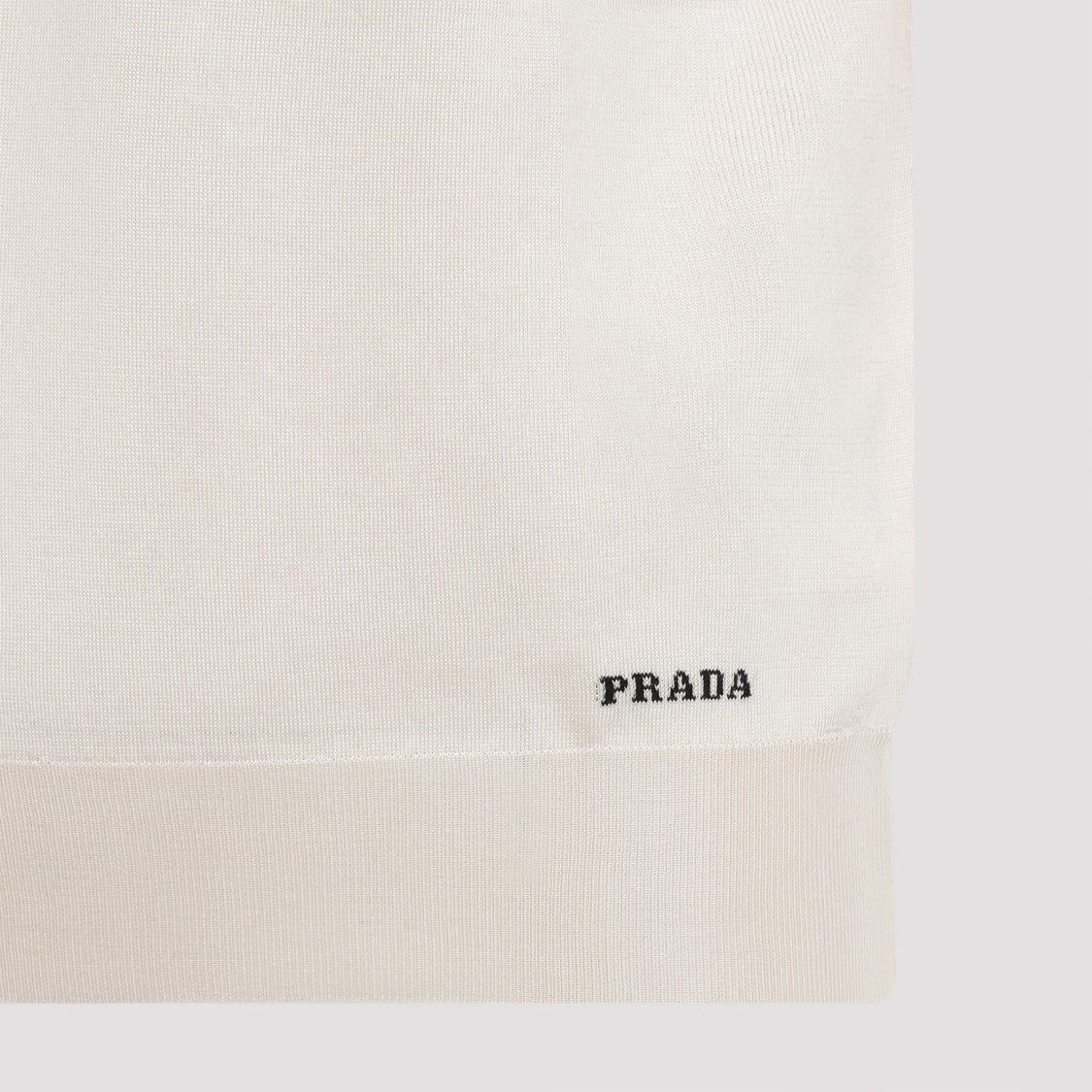 Prada Beige Silk Polo