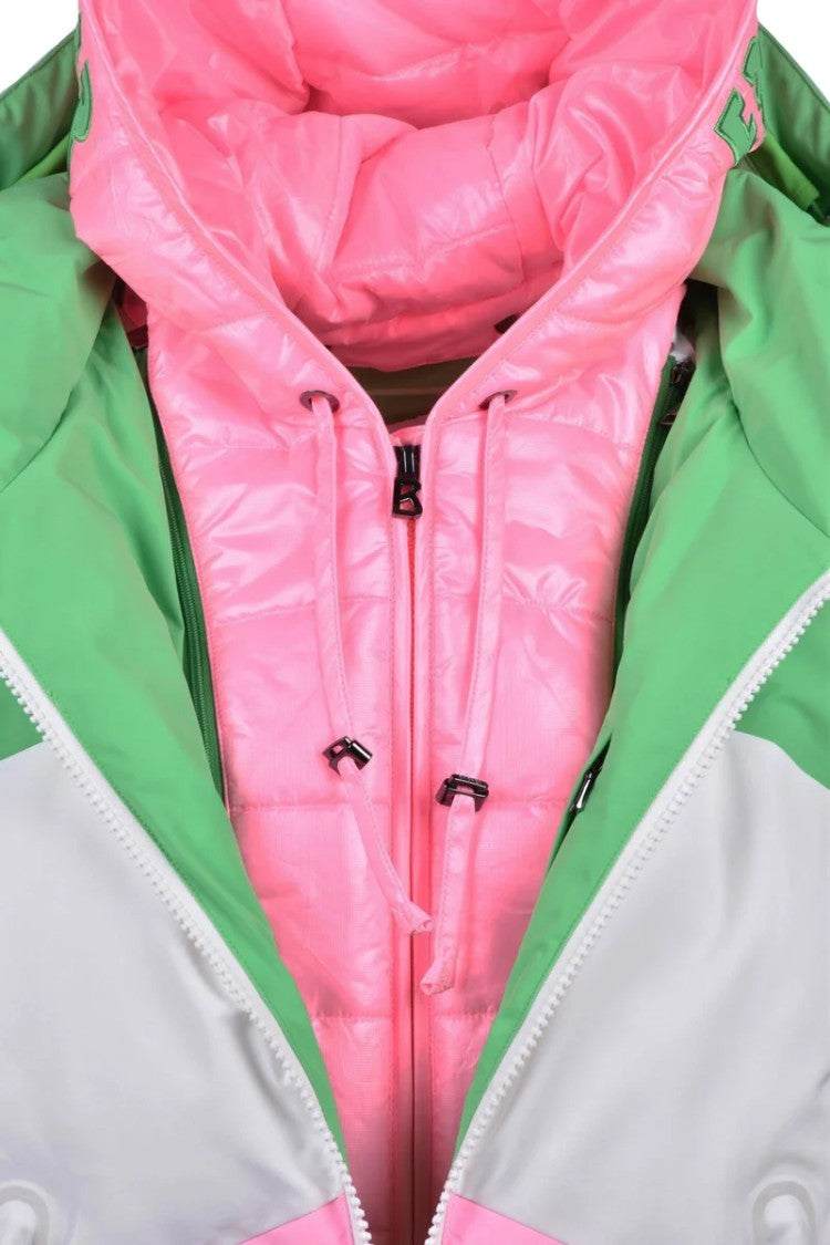 Bogner Stretch Down Jacket - White/Green