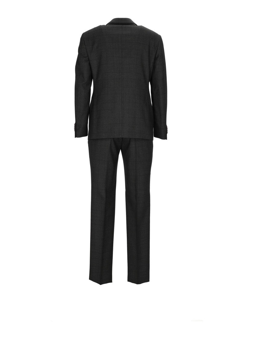 Luigi Bianchi Sartoria Black Drop 7 Checkered Suit