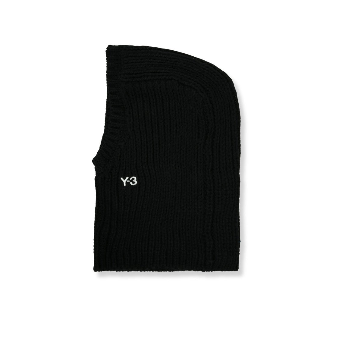 Y-3 Ribbed Knit Hood With Streamlined Design