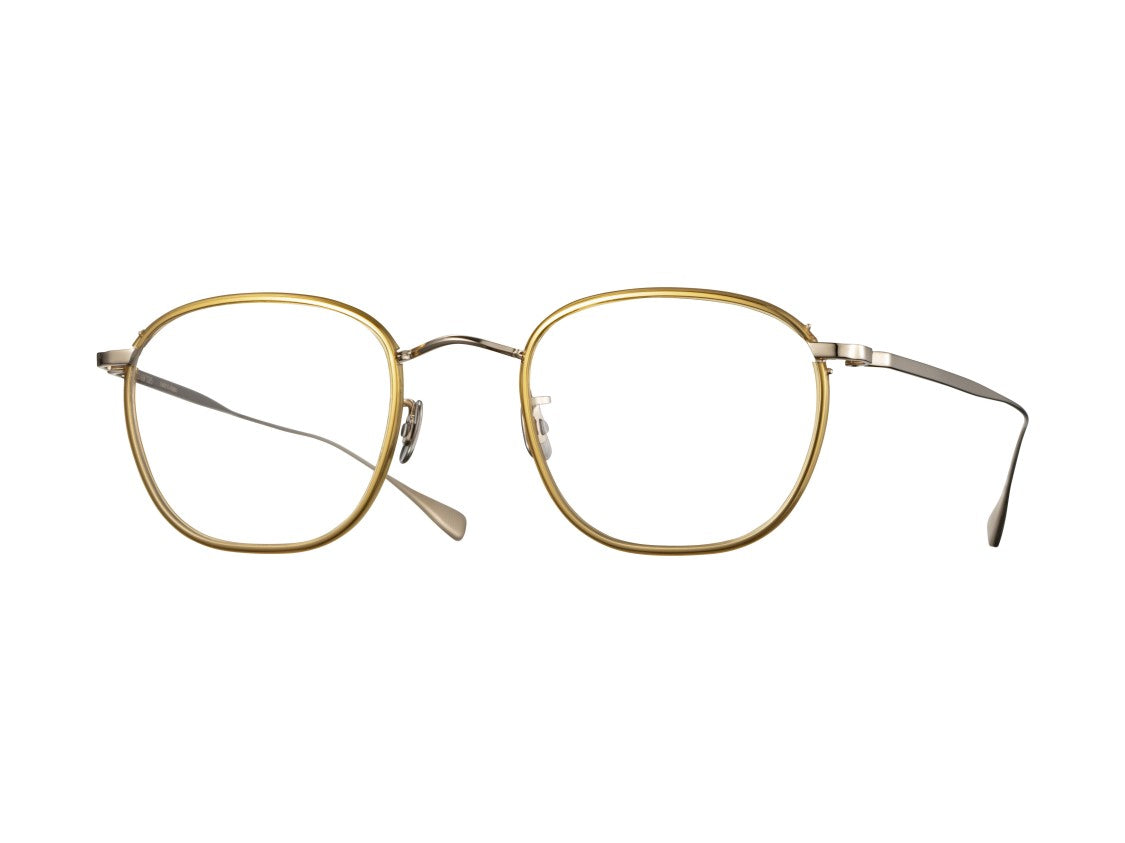 Eyevan Gold 1008 Rx Minimalist Square Eyeglasses