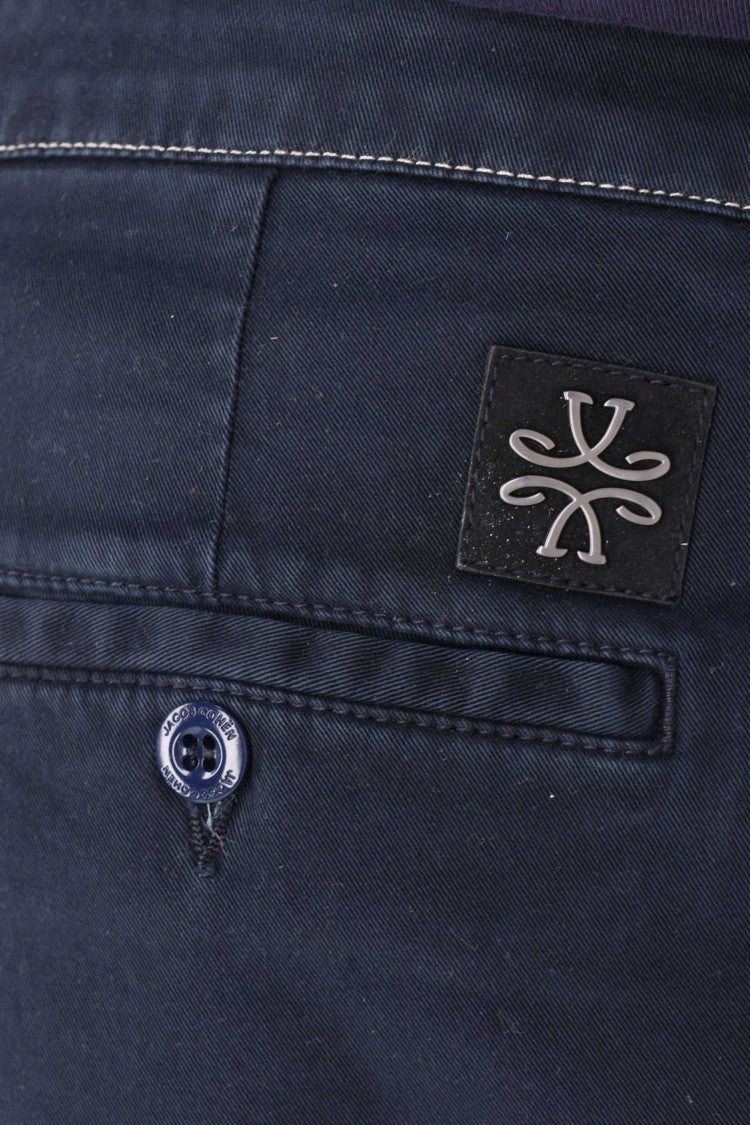 Jacob Cohen Five-Pocket Cotton Drill Pants With Button Details