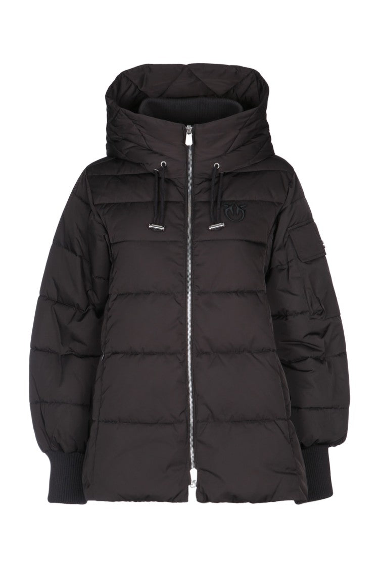 Pinko Puffer Jacket With High Collar