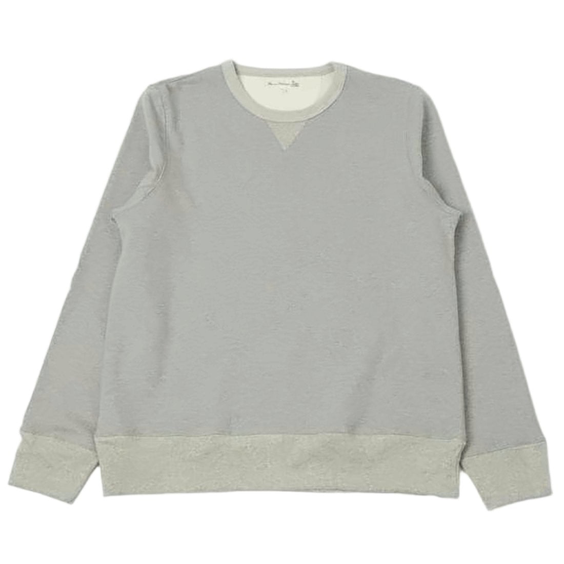 Merz B. Schwanen Heathered Grey Long-Sleeve Crew Neck Shirt