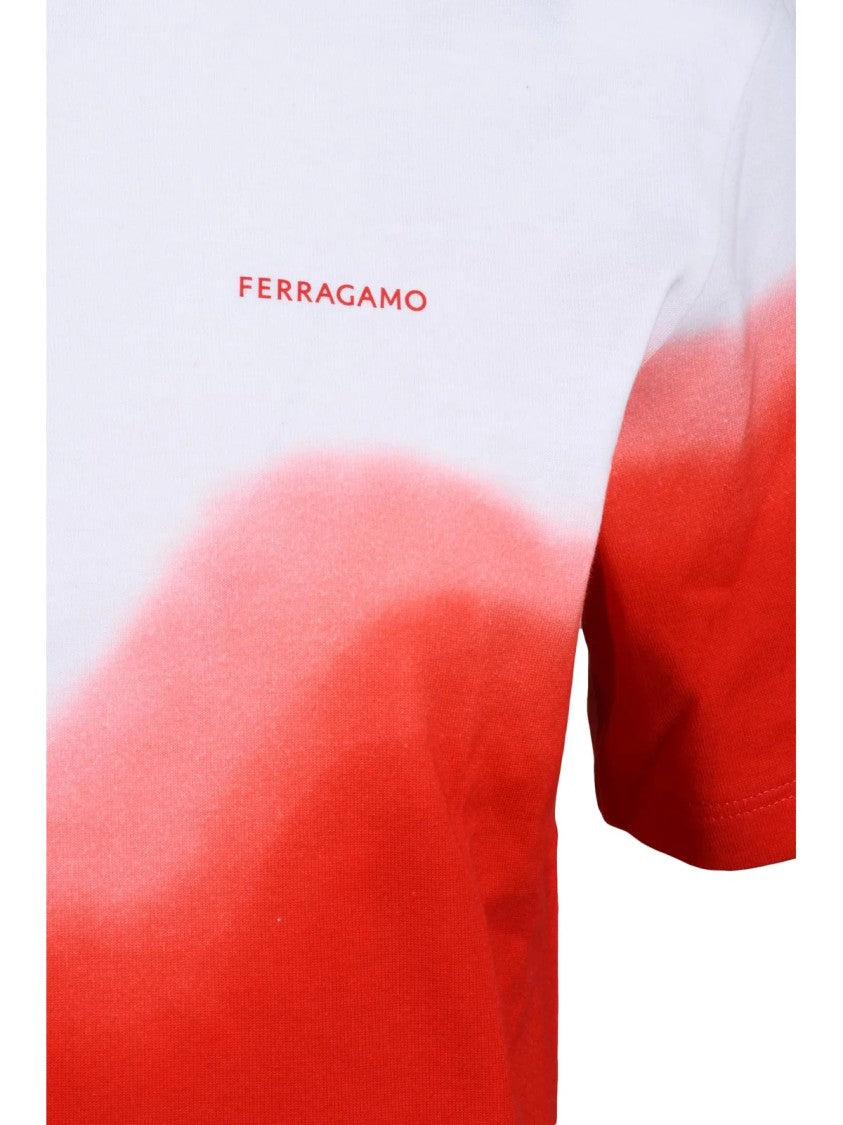 Ferragamo White Cotton T-Shirt