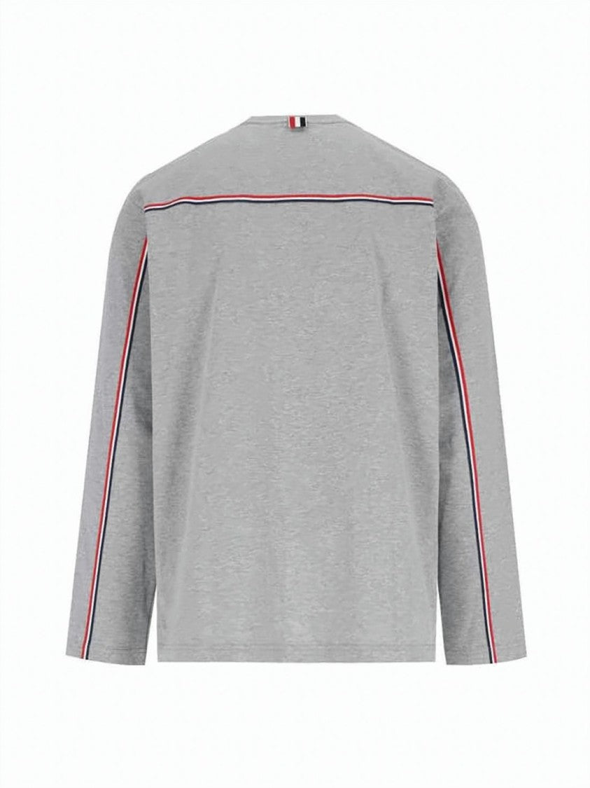 Thom Browne Oversized Long Sleeve Jersey Top