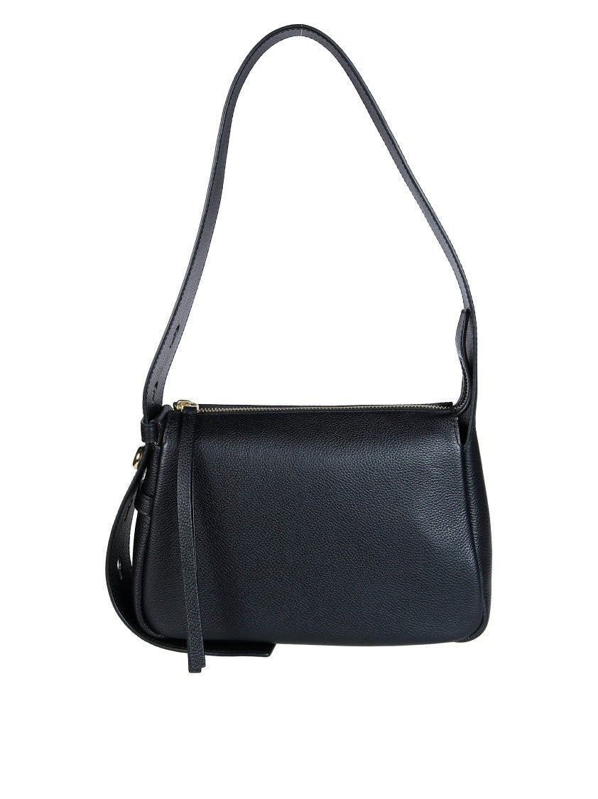 Tory Burch Black Romy Small Leather Shoulder Bag