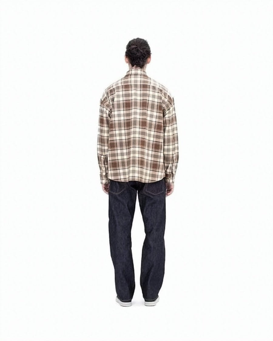 Visvim Plaid Long-Sleeve Shirt With Button-Up Front