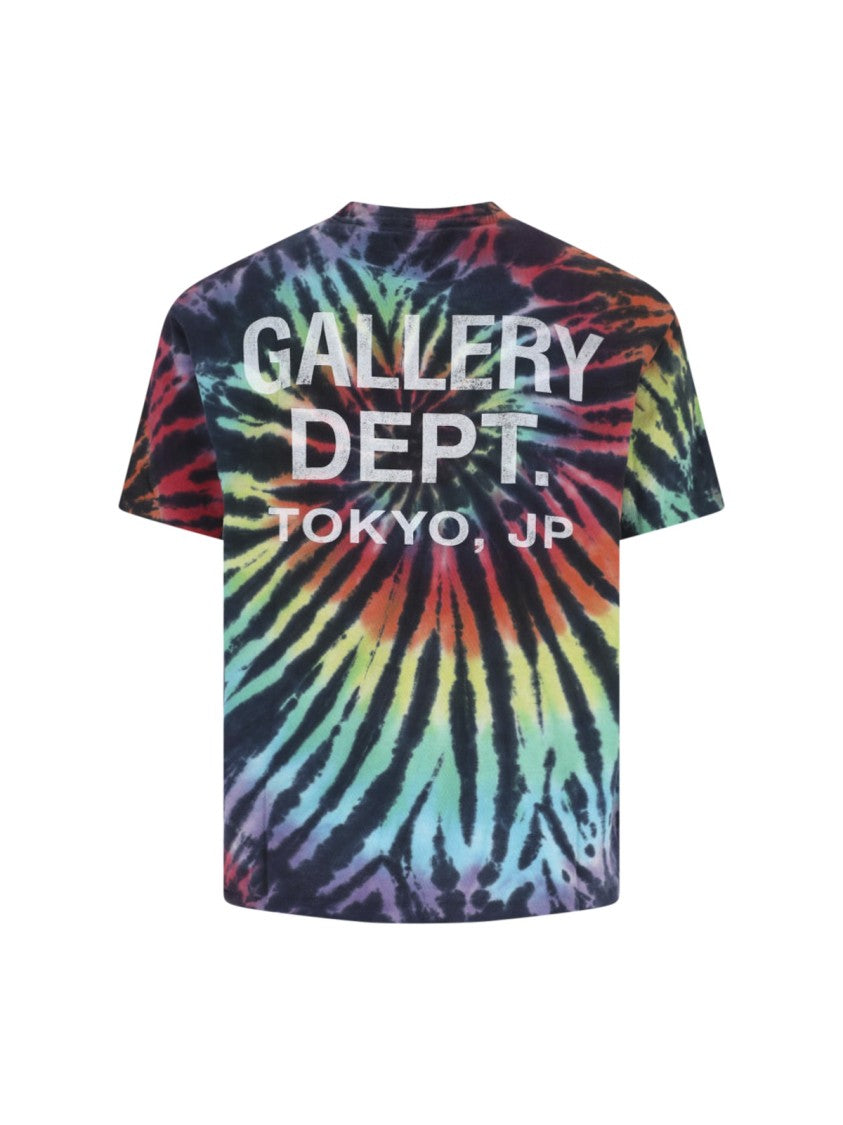 Gallery Dept. Multicolor Tie-Dye T-Shirt With Logo Prints