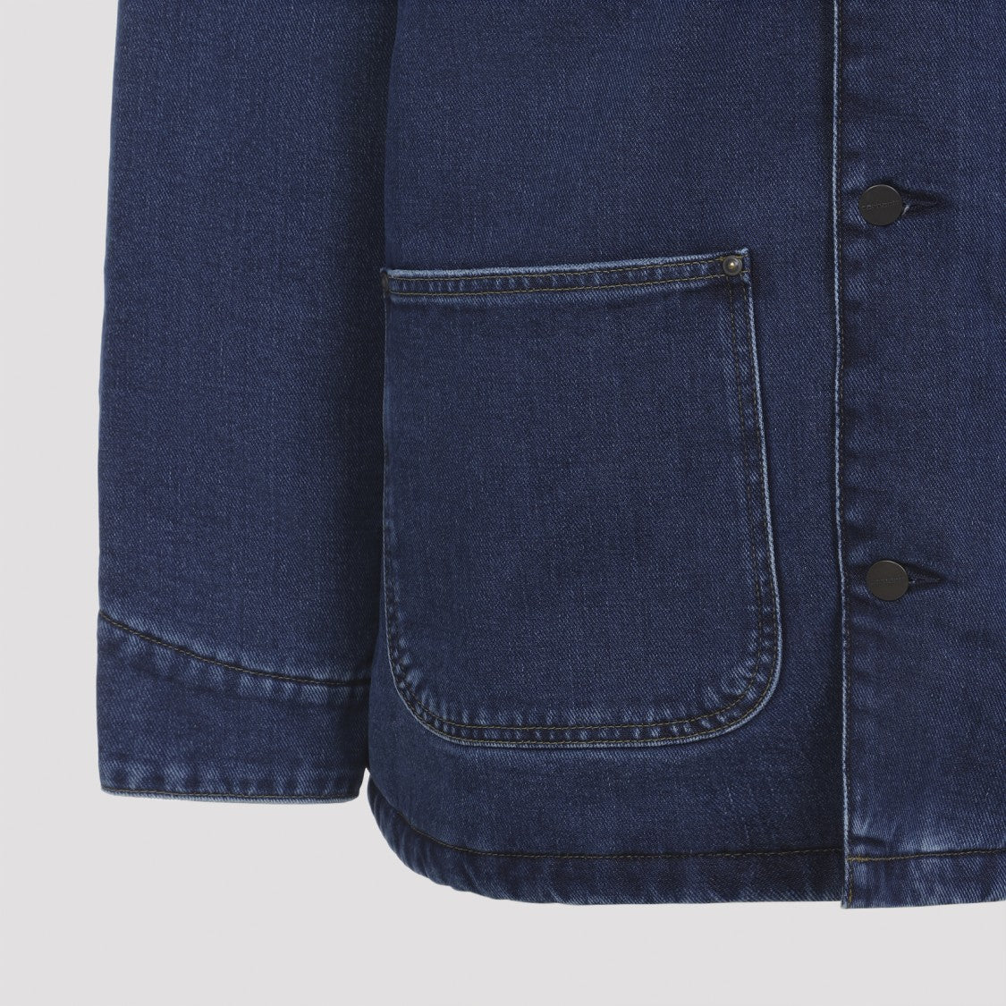 Carhartt Wip Chore Coat With Pointed Velvet Collar