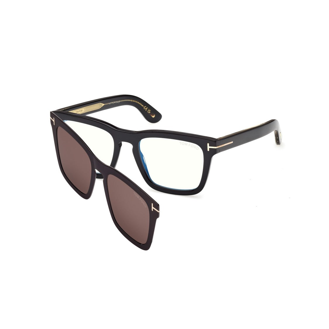 Tom Ford Ft6070-B Rectangular Acetate Sunglasses