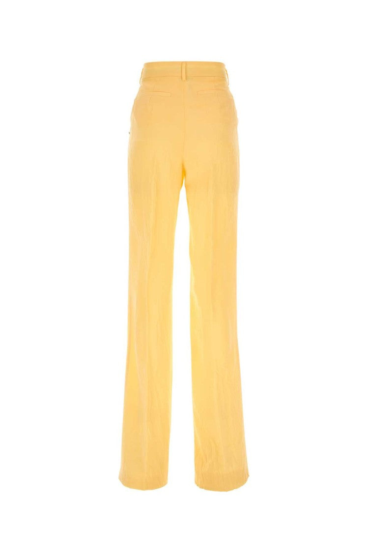 Sportmax Yellow Viscose Persia Pant
