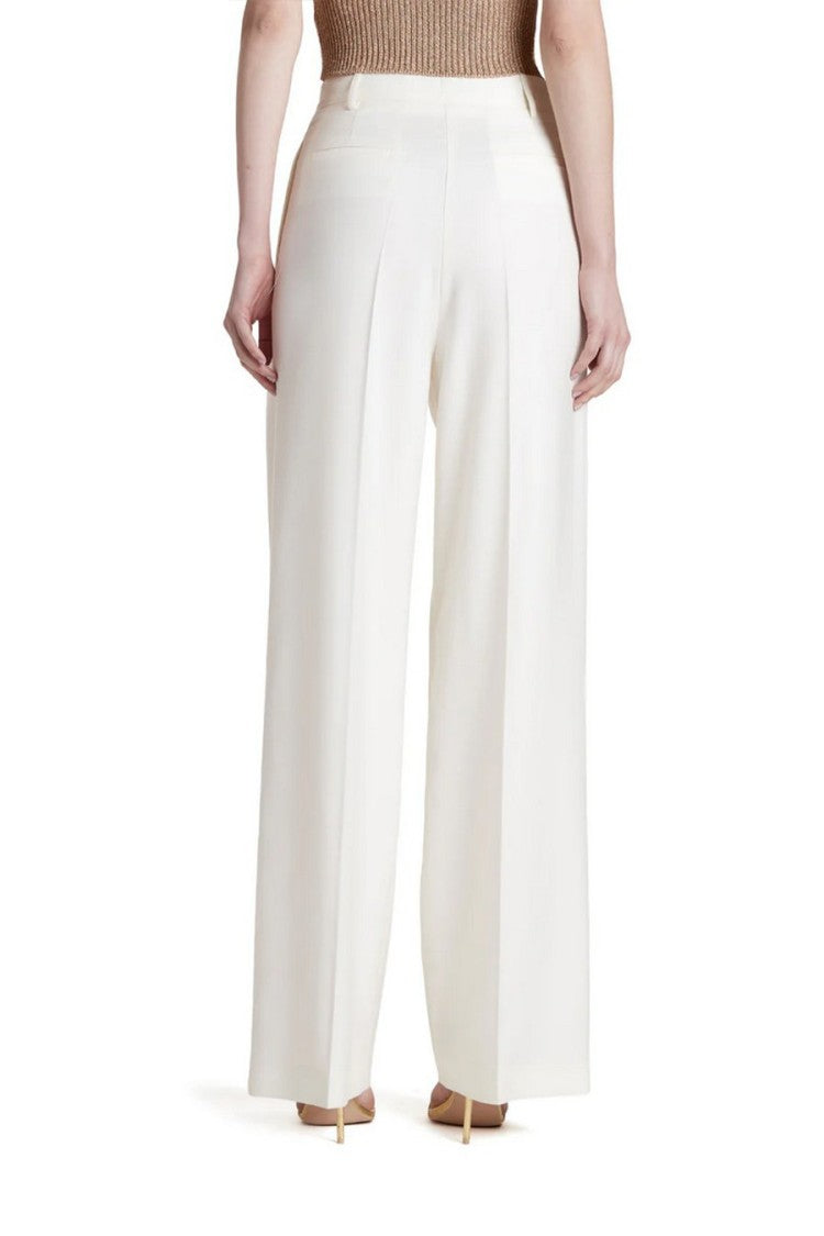 Simona Corsellini Multicolor Cotton-Blend Wide-Leg Pants
