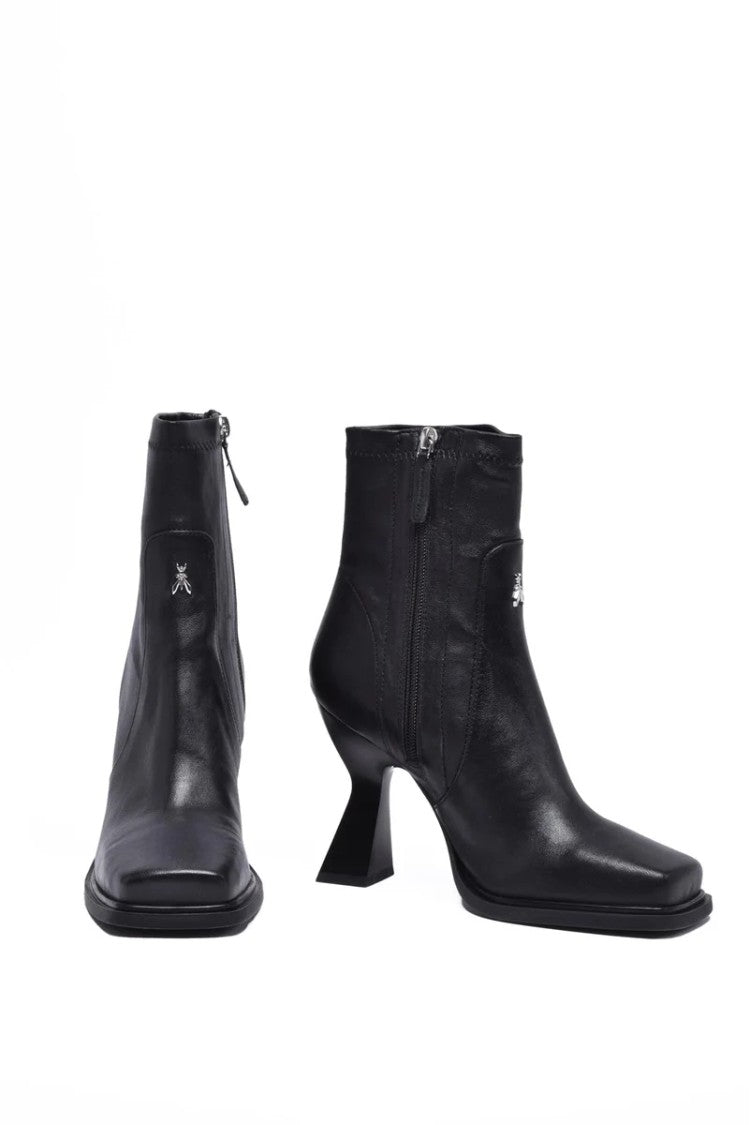 Patrizia Pepe Ankle Boot 10Cm Heel - Black