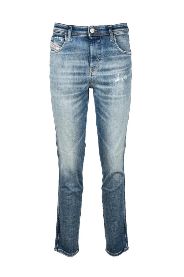 Diesel Babhila Skinny Fit Jeans - Light Blue