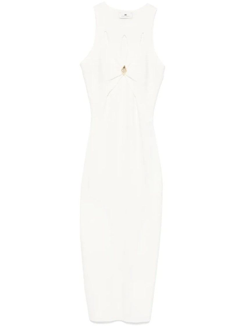 Elisabetta Franchi Sleeveless Knit Midi Dress