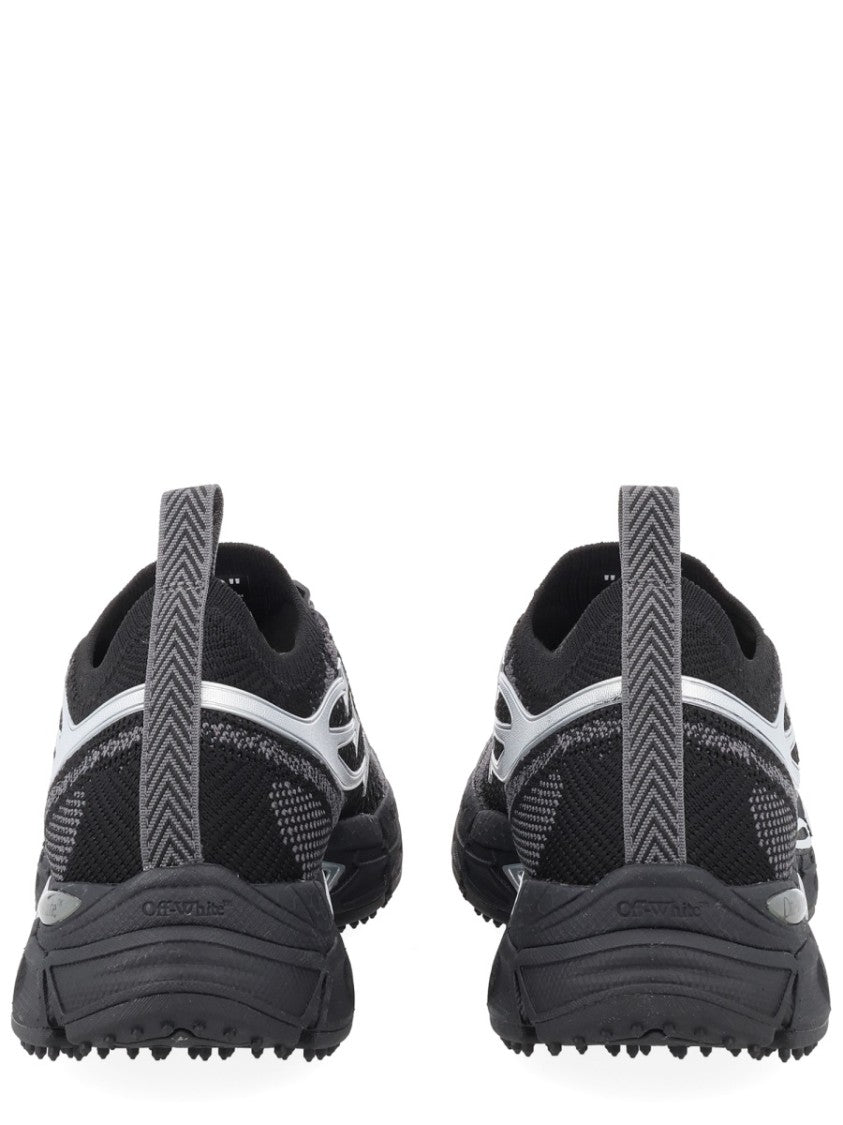 Off-White Black Knitted Arrow Motifs Sneakers