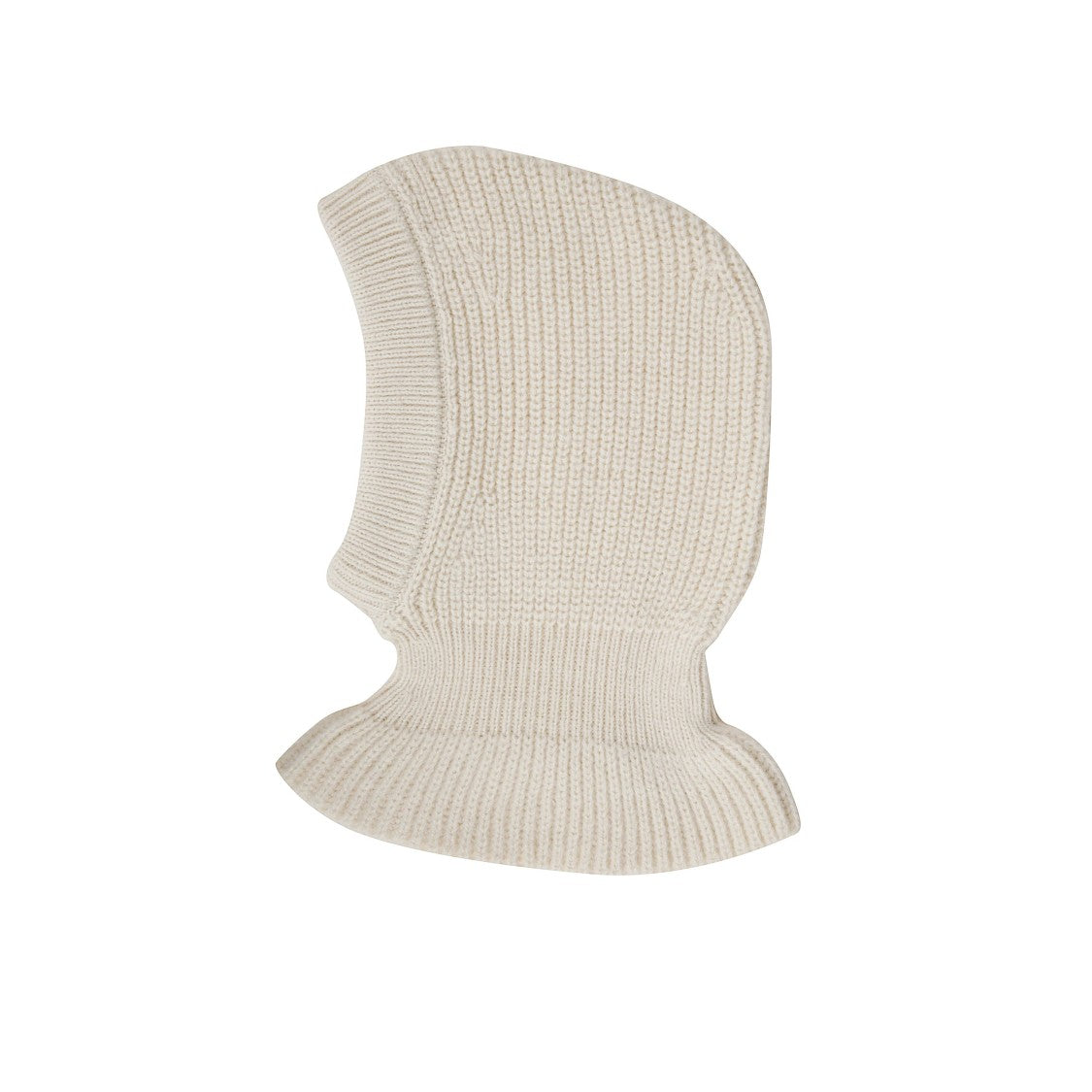 Lemaire Black Rib-Knit Balaclava