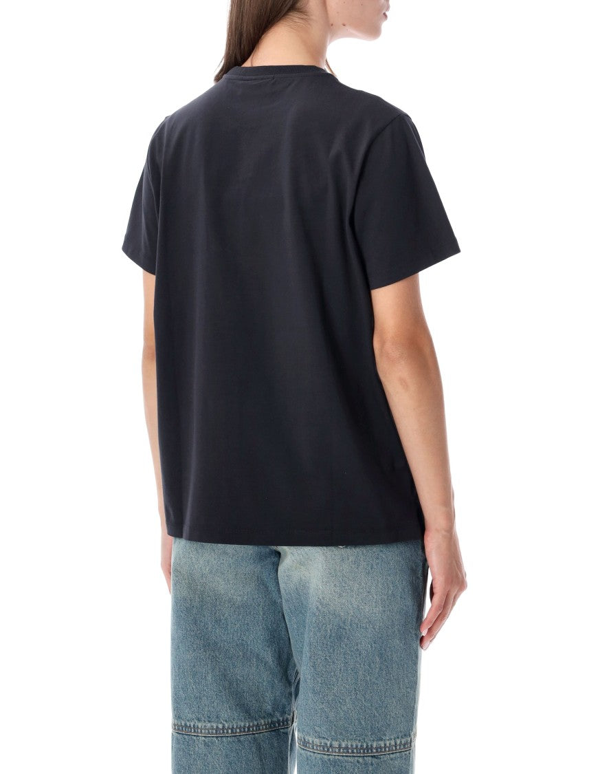Ganni Short-Sleeve T-Shirt With Strawberry Graphic Design