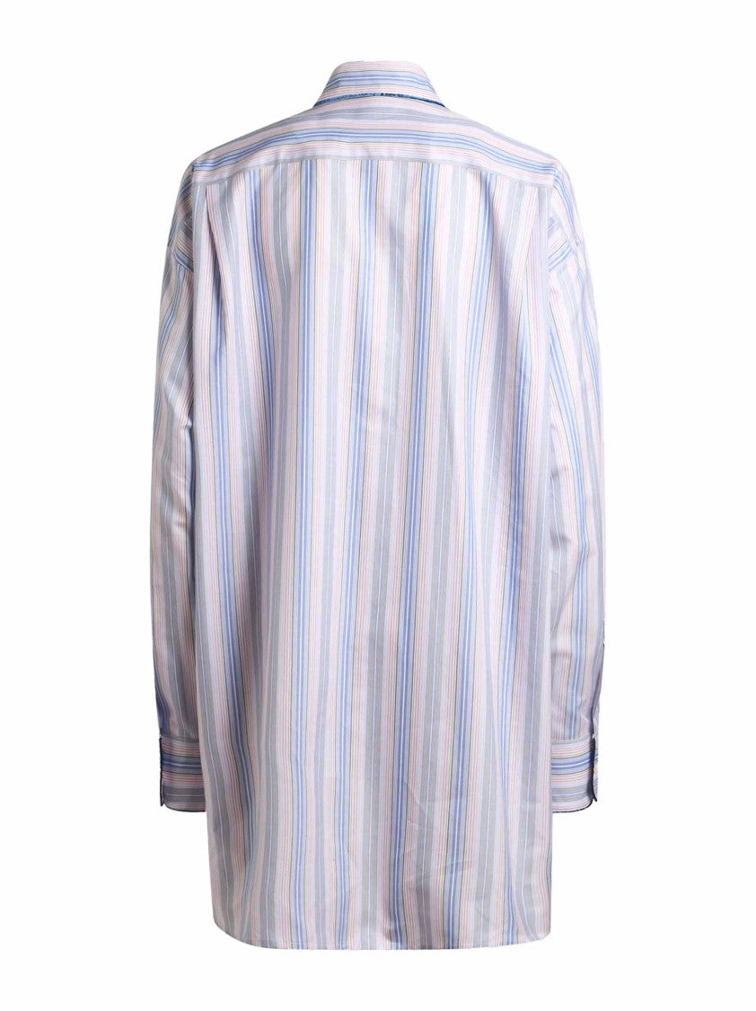 Etro Straight-Fit Jacquard Cotton Poplin Shirt
