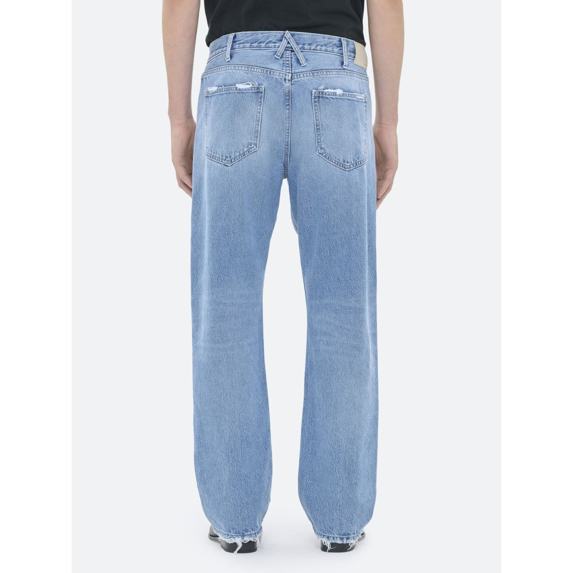 Cycle Full Wide Straight Leg Denim Jeans