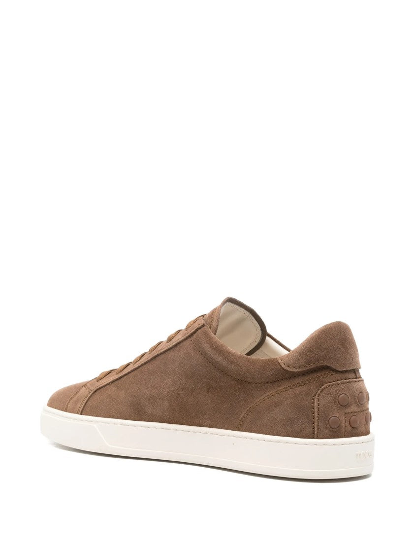 Tod's Brown Sneakers Suede Low-Top Sneakers