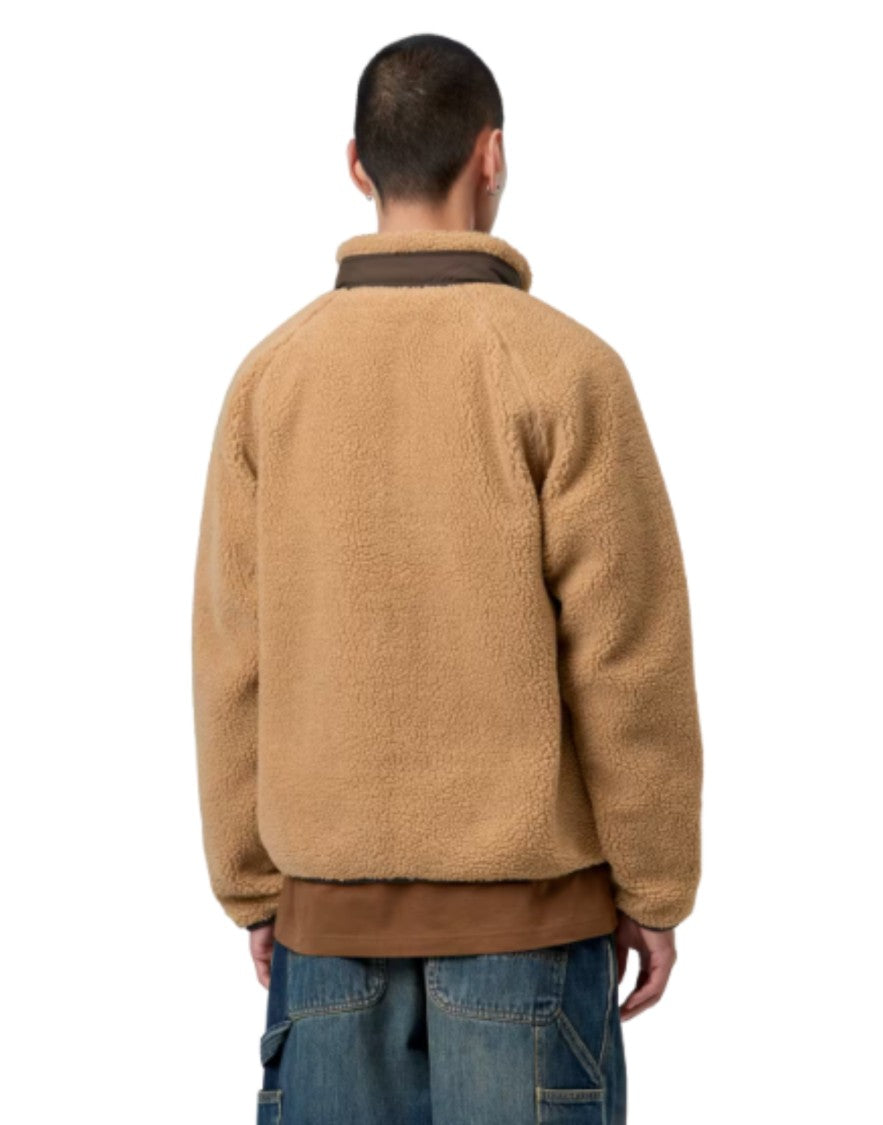 Carhartt Wip Dusty H Tobacco Prentis Polyester Fleece Jacket