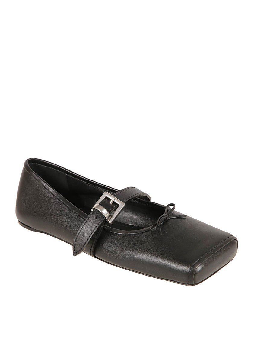 Balenciaga Ballerina Flats With Square Toe