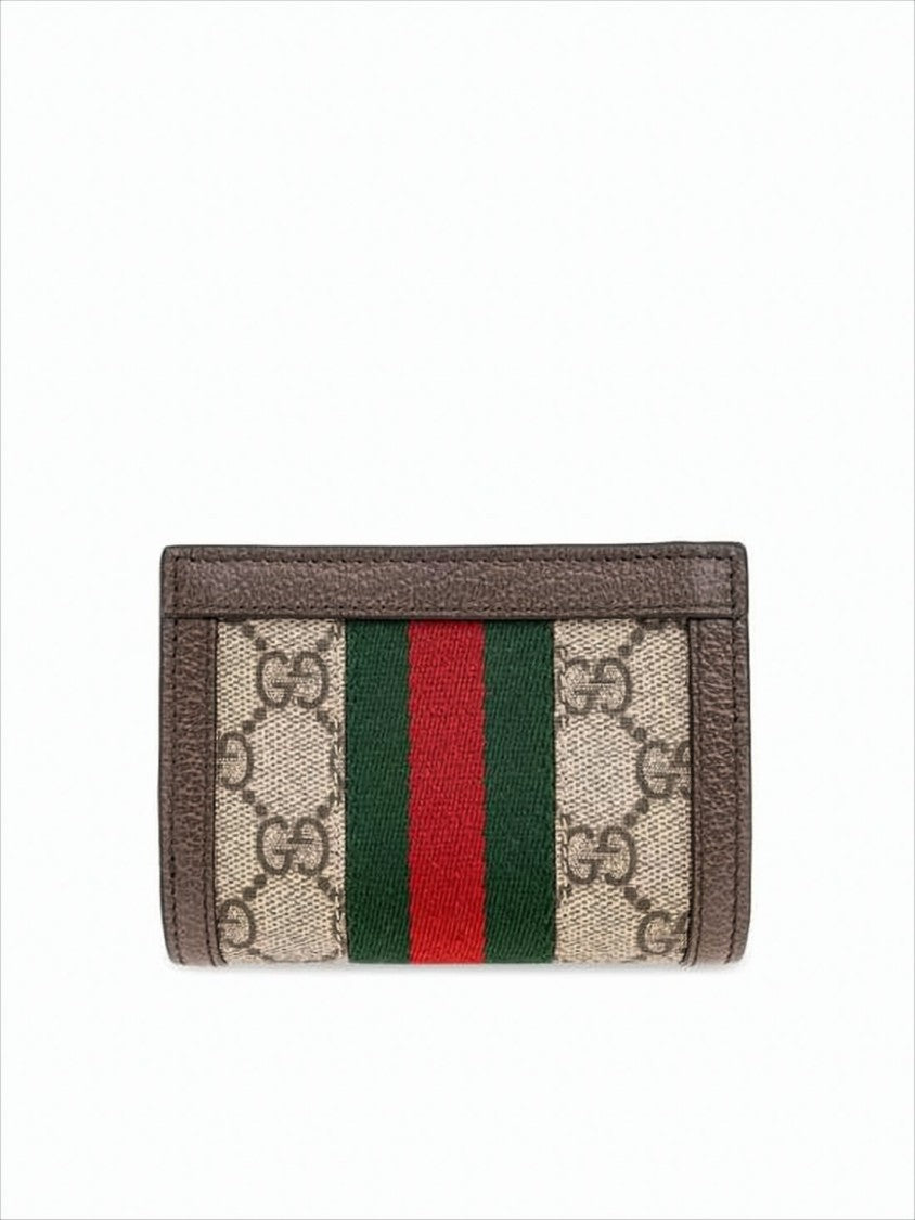 Gucci Canvas Bifold Wallet With Monogram Pattern