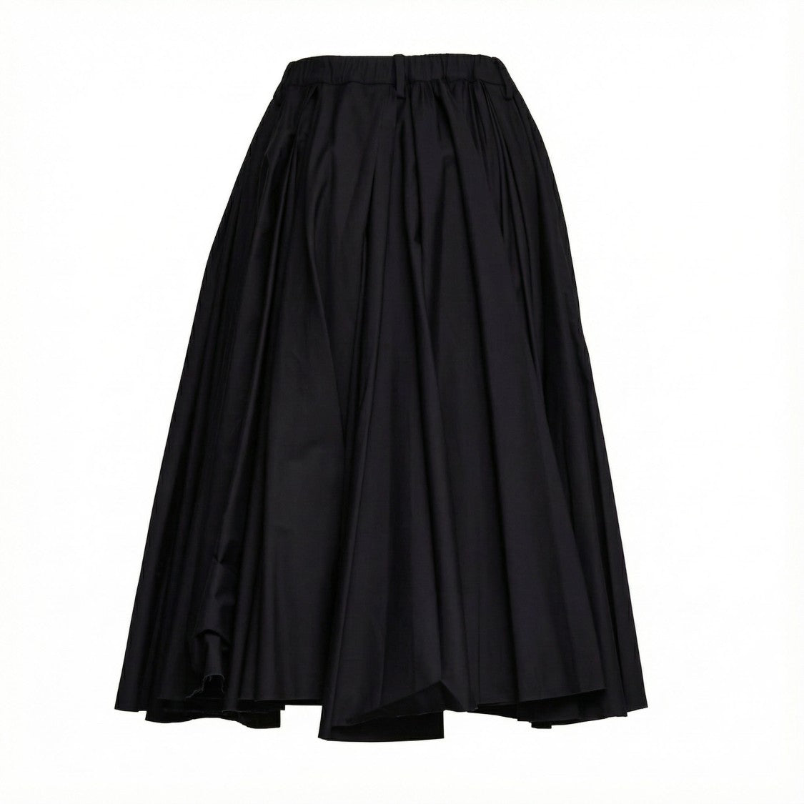 N°21 Pleated Circle Midi Skirt