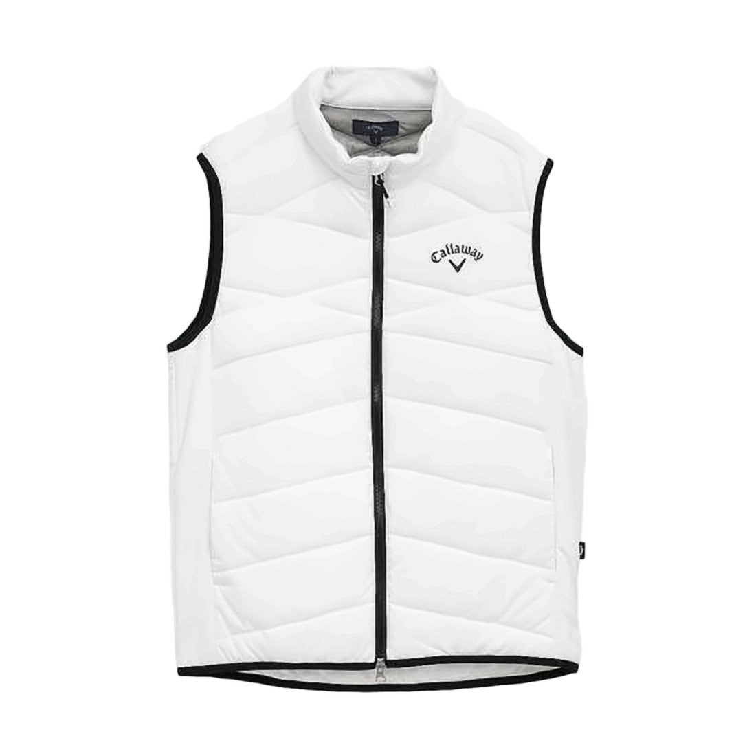 Callaway Quilted Sleeveless Vest With Chevron Pattern